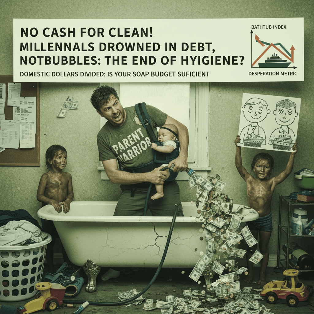 Middle-class struggles: no nannies, no baths, maximum desperation