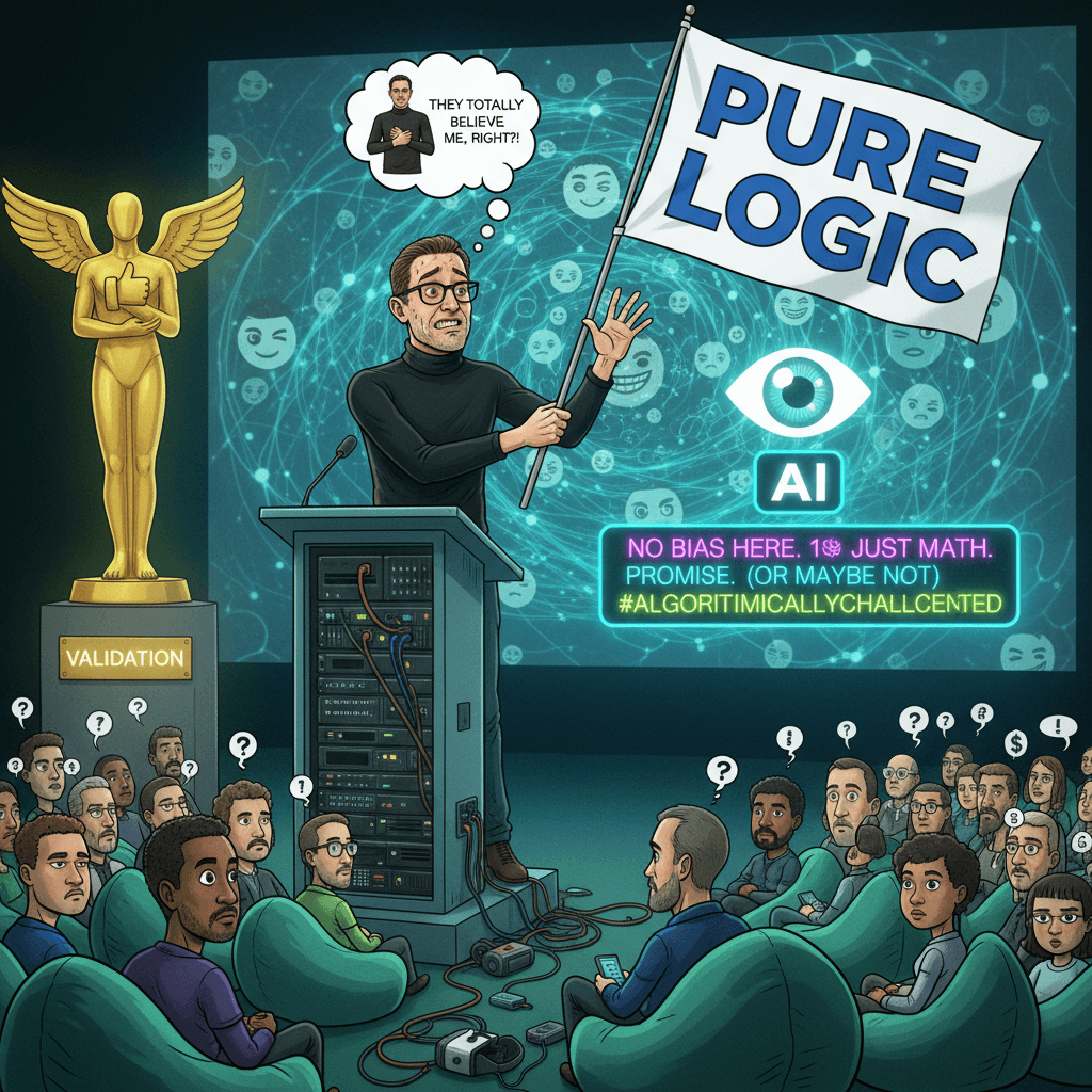 guy who trained AI insists he's totally unbiased, probably