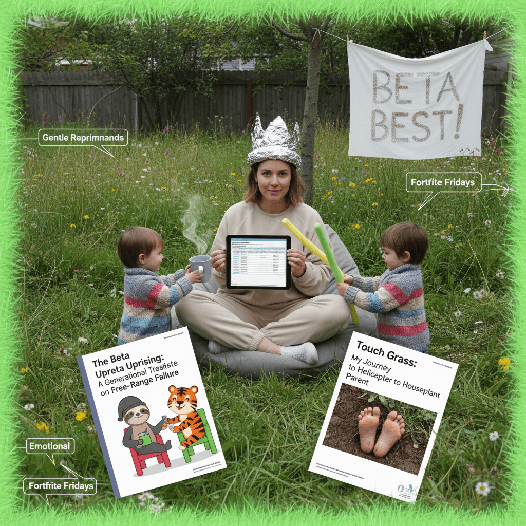Tiger Mom dethroned, Beta Mom ascends in staged outdoor photoshoot