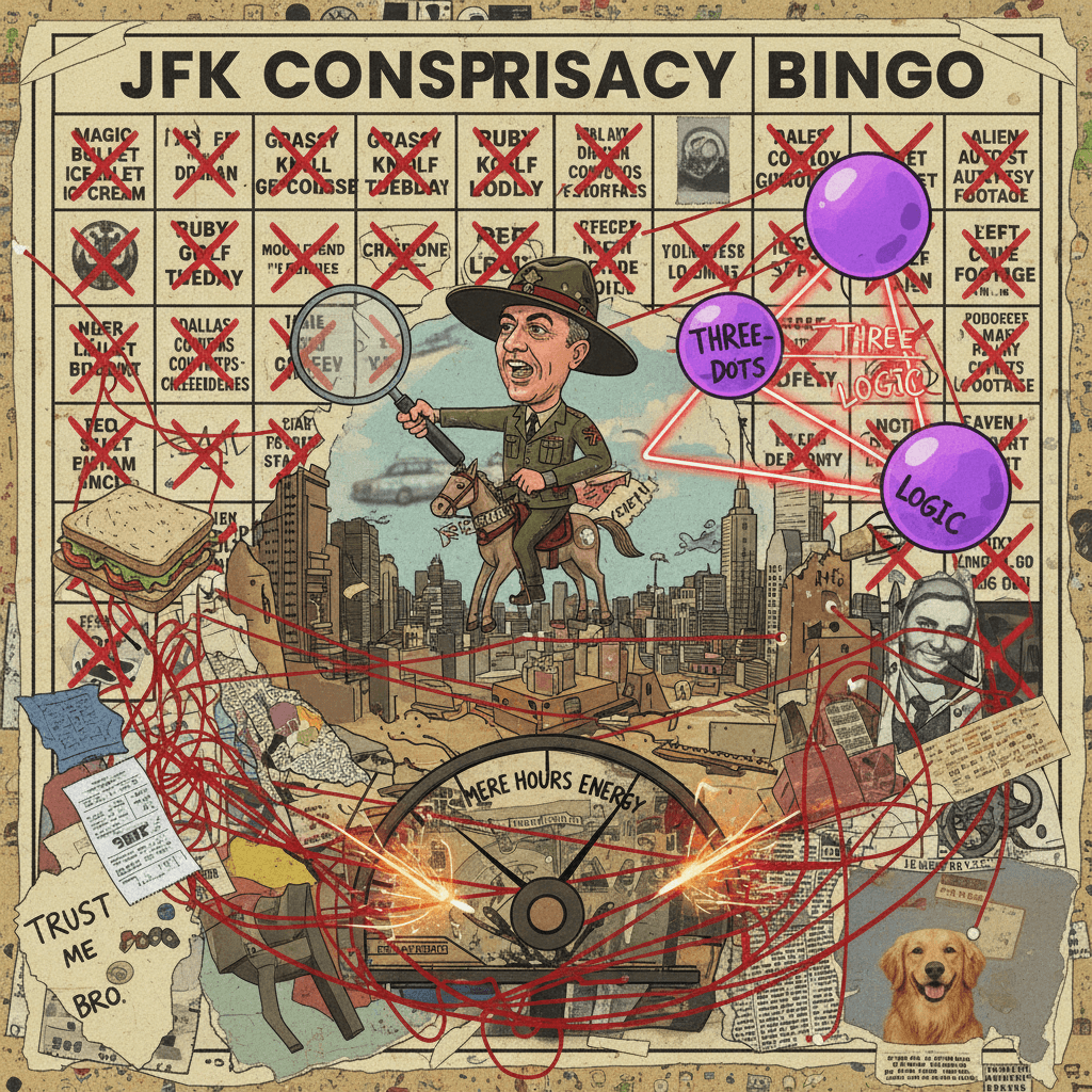 IDF Deputy Chief in Dallas = JFK proof (trust me bro)