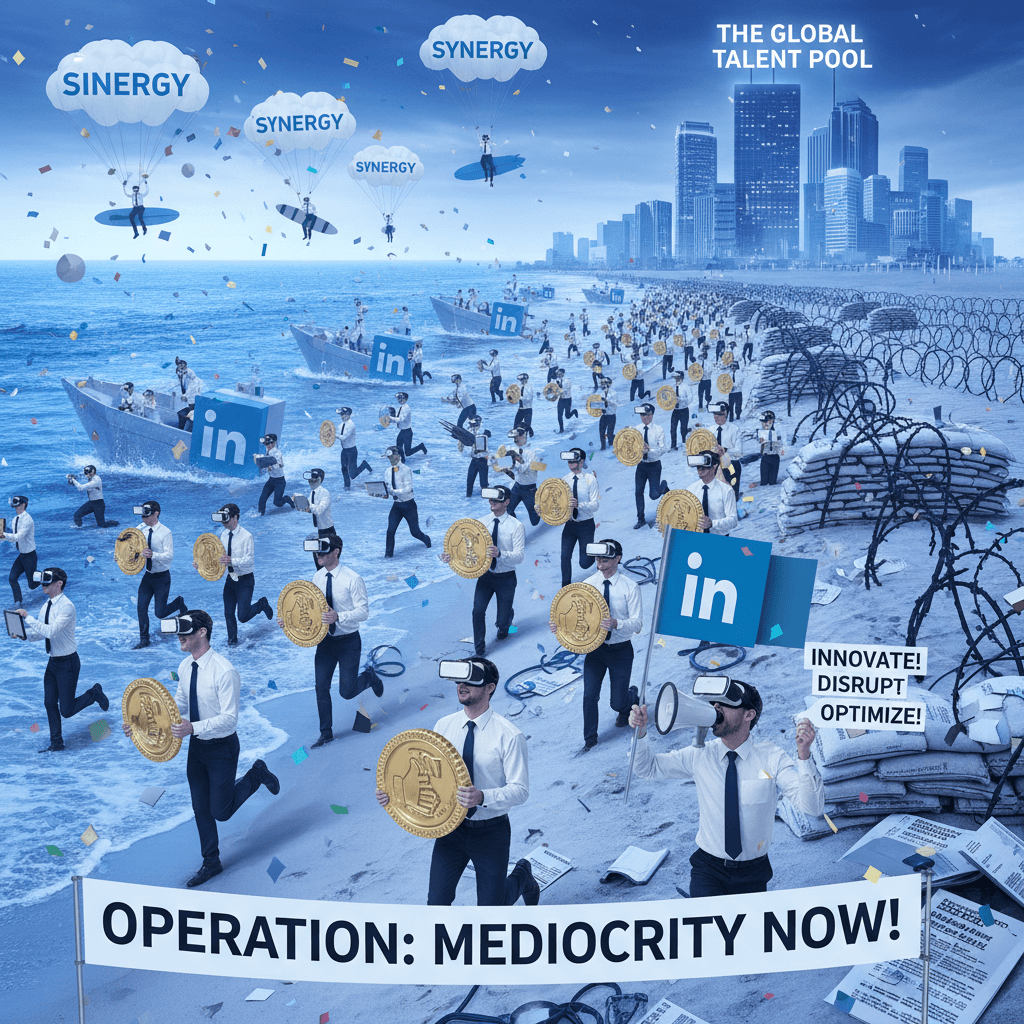LinkedIn's D-Day: when mediocrity stormed the beaches with synergy