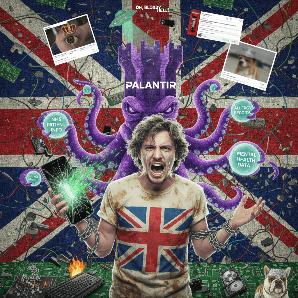 NHS data to Palantir: the UK's most unhinged tech anxiety moment