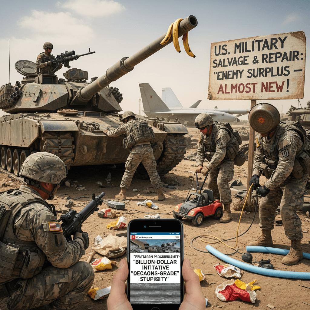 US military: why buy new when enemy tech is already broken?
