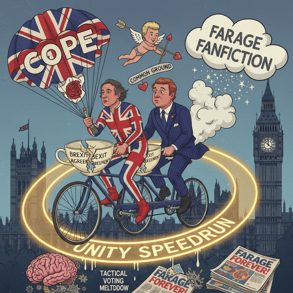 Tory columnist discovers two right-wing parties might actually agree on things