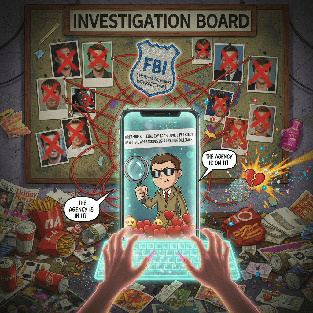 tagging the FBI to fix Taylor Swift's dating life