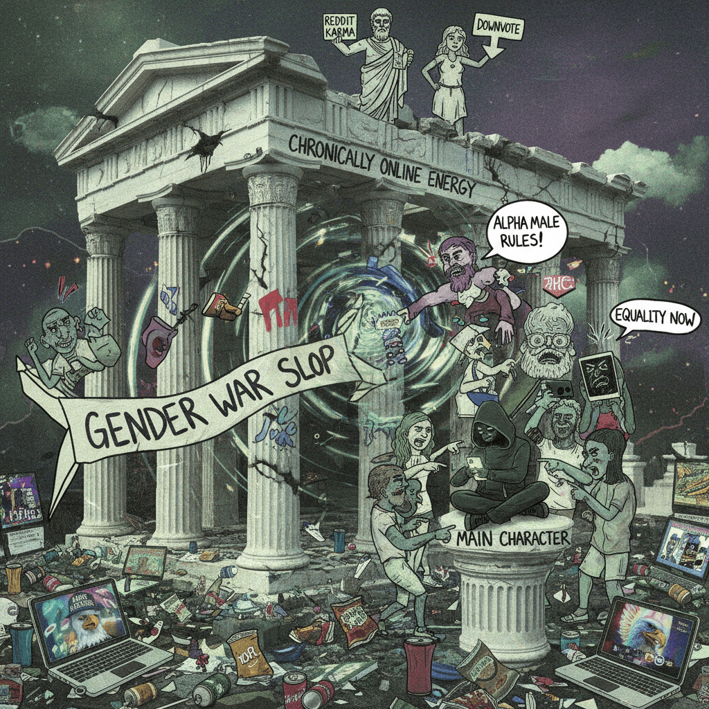 Ancient marble meets Reddit discourse, nobody wins