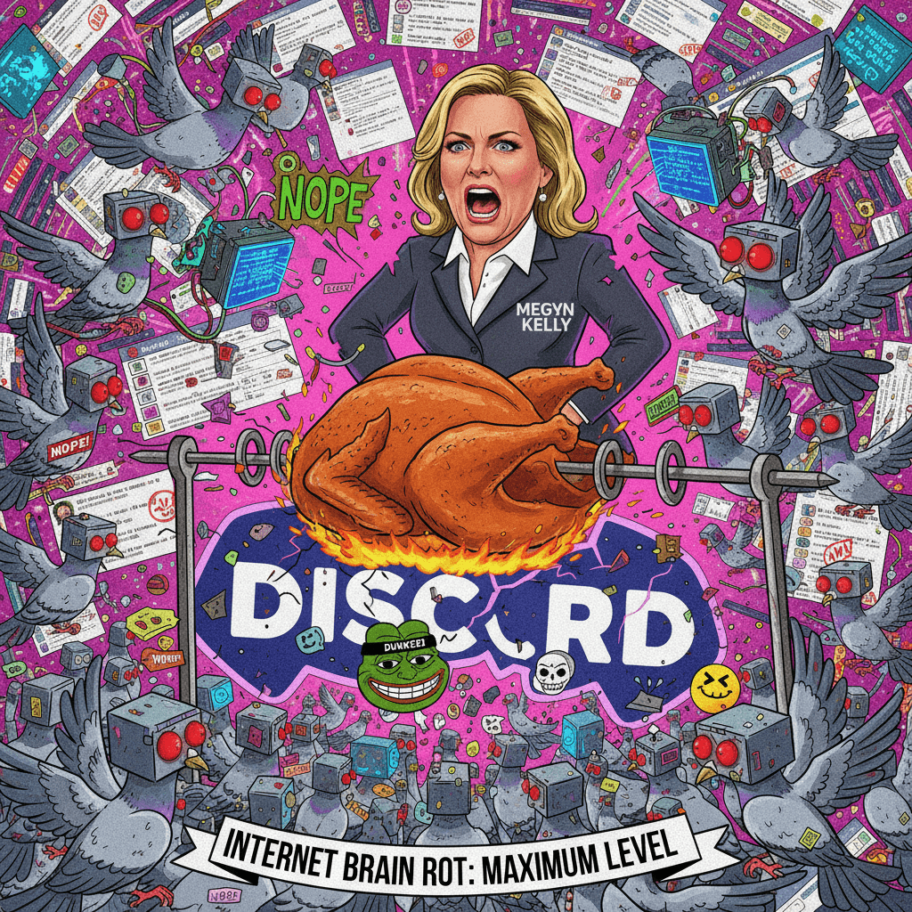 Megyn Kelly gets roasted while pigeons malfunction in Discord