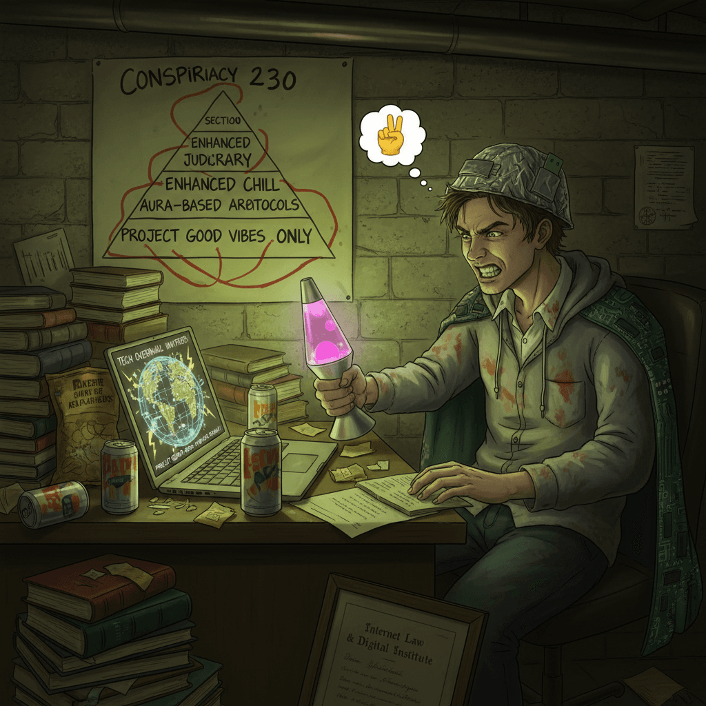 guy discovers Section 230 exists, immediately threatens to solve tech with vibes