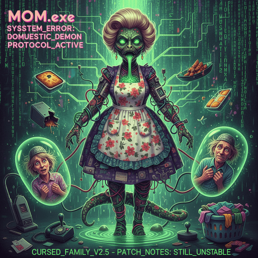 mom was basically a sentient toxic snake demon npc in the matrix