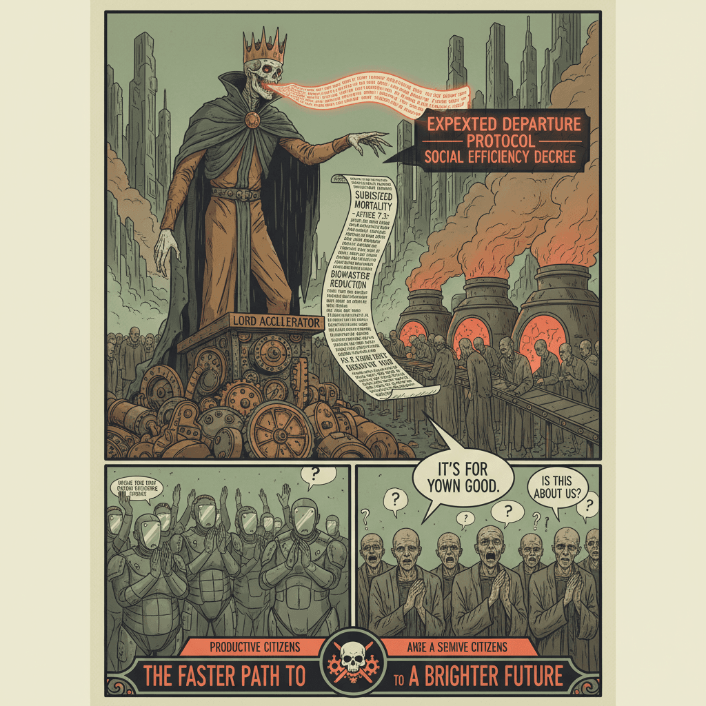 Lord explains why poor people should legally die faster