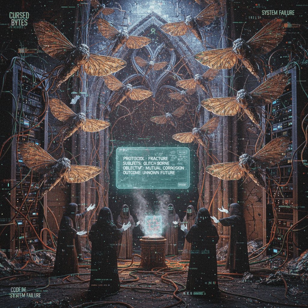 aluminum moths and broken code lifelines walk into a crypt, social experiment ensues