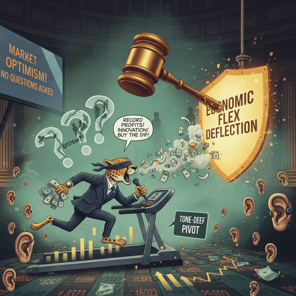 AG speedruns stock market talking points while Epstein questions hang in air