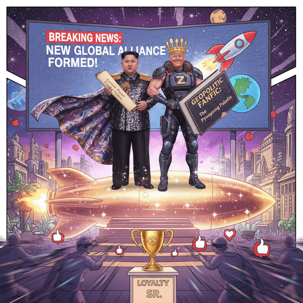 Kim Jong Un's eternal pledge: fanfic energy masquerading as geopolitics