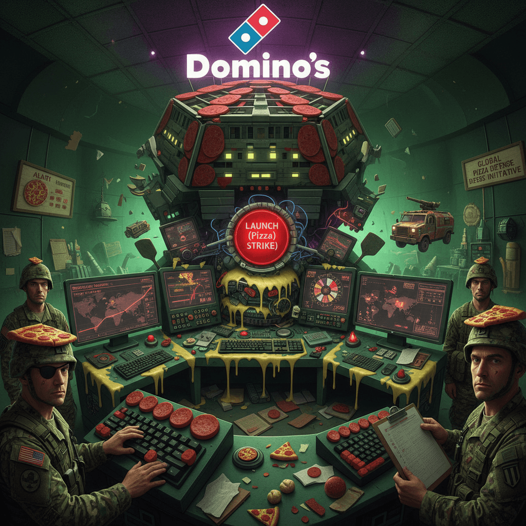 Pentagon meets Domino's in the world's most unhinged threat assessment tool