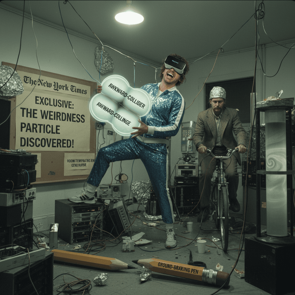 two guys being weird in a room, ground-breaking journalism