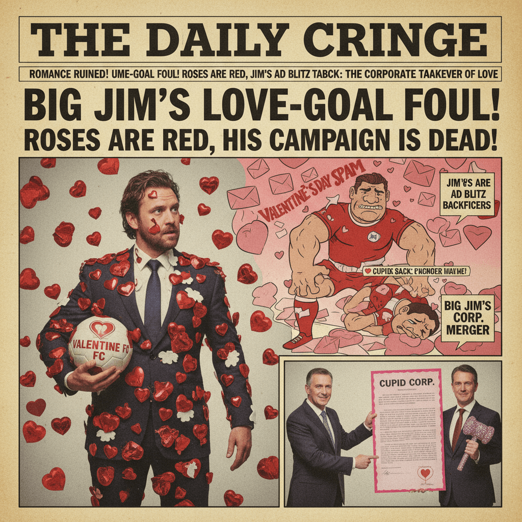 Big Jim fumbles PR game, Valentine's Day spam remains undefeated