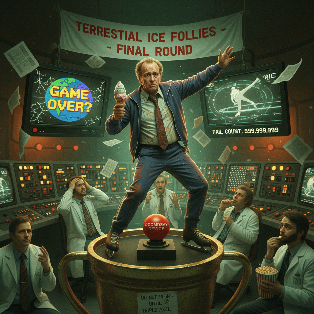 Man bets planet's fate on never nailing triple axel