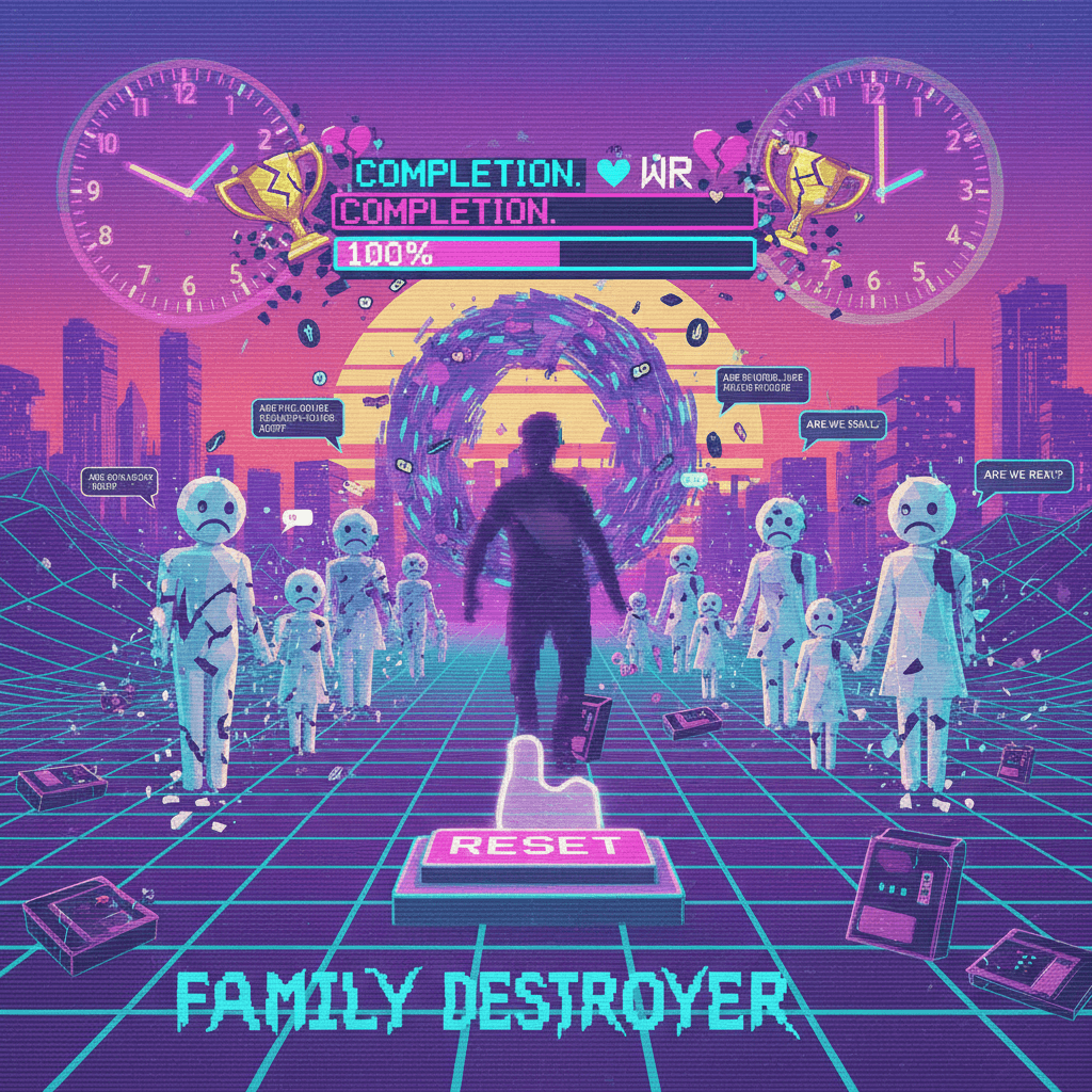 destroying families at 100% completion speedrun WR