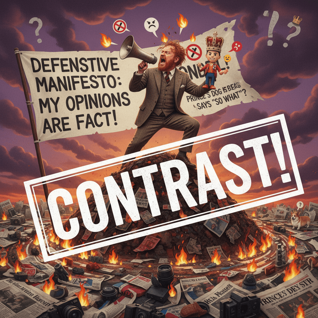 Brendan O'Neill dies on hill defending prince, very normal