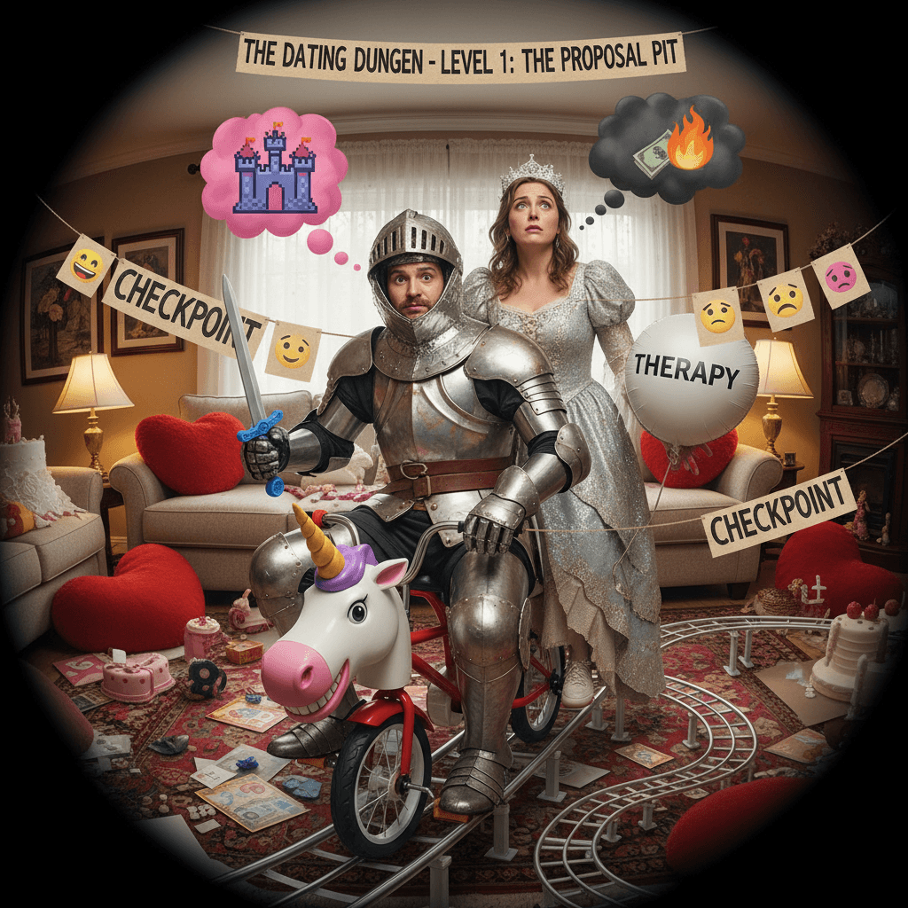 couple's therapy speedrun: his fantasy, her regret