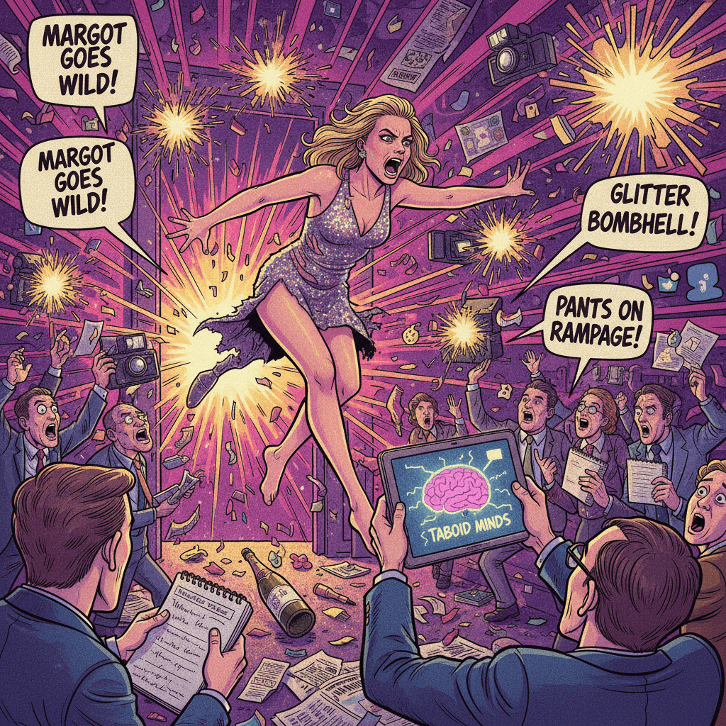 Margot Robbie allegedly screams-exits nightclub, tabloids lose minds