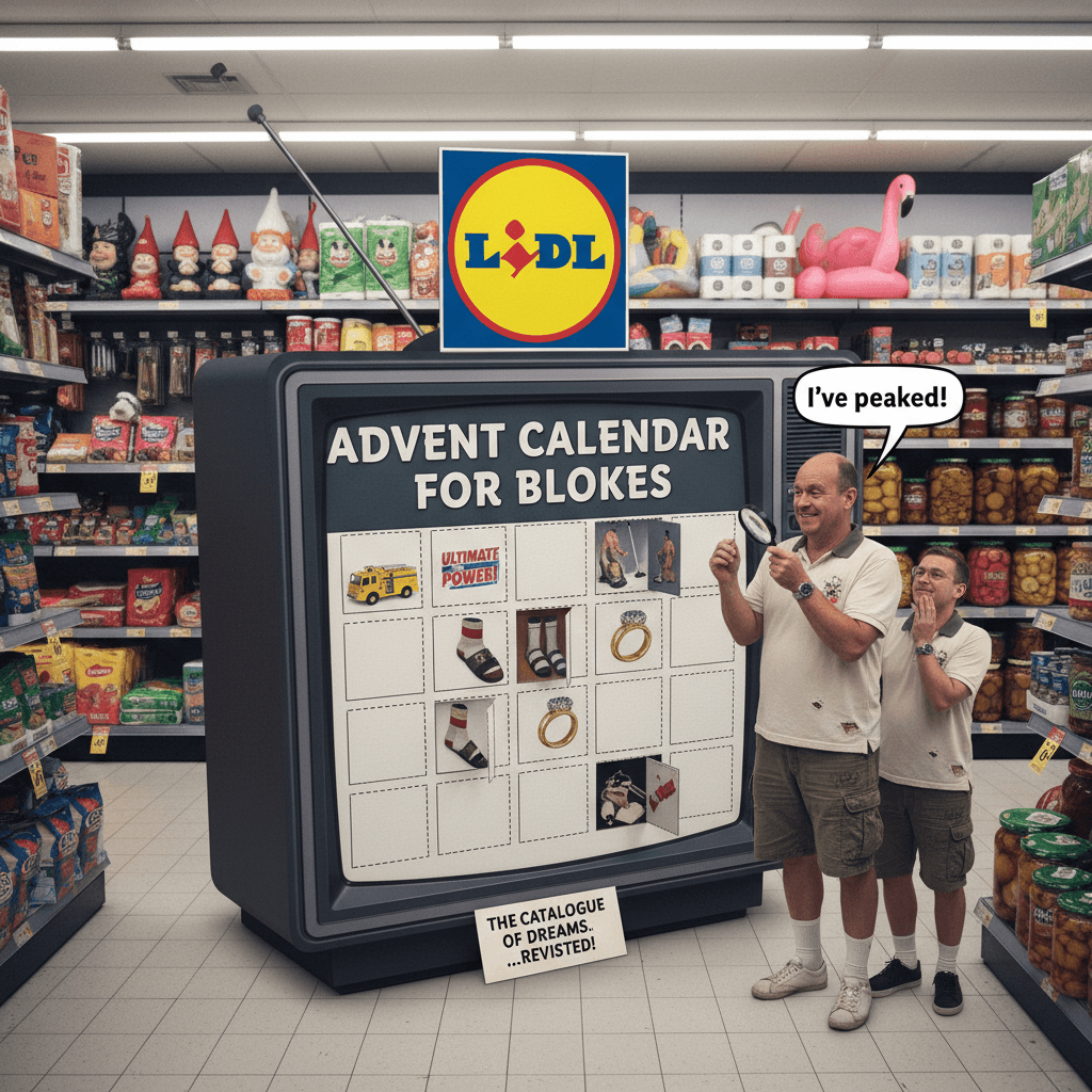 Lidl's advent calendar for men who peaked at Argos catalogues