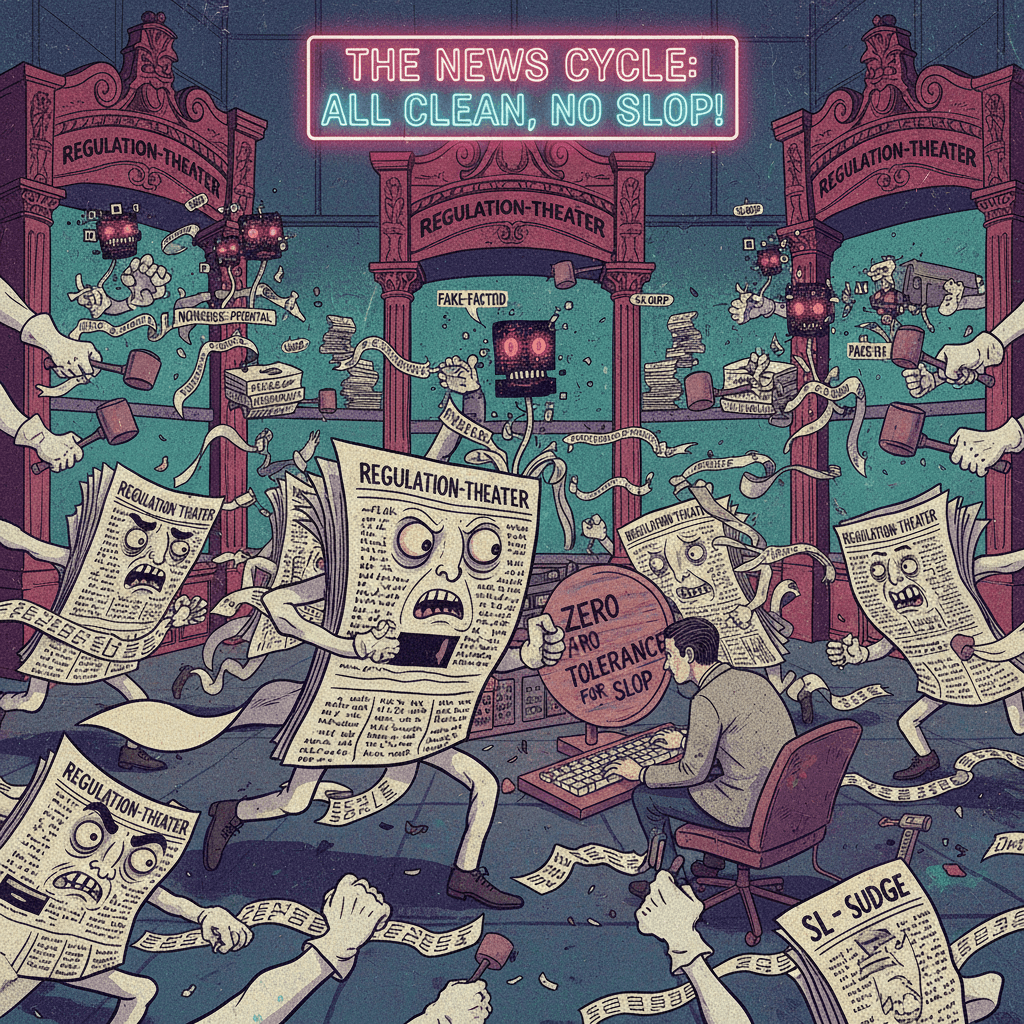 Serious journalism about serious problems, zero slop potential