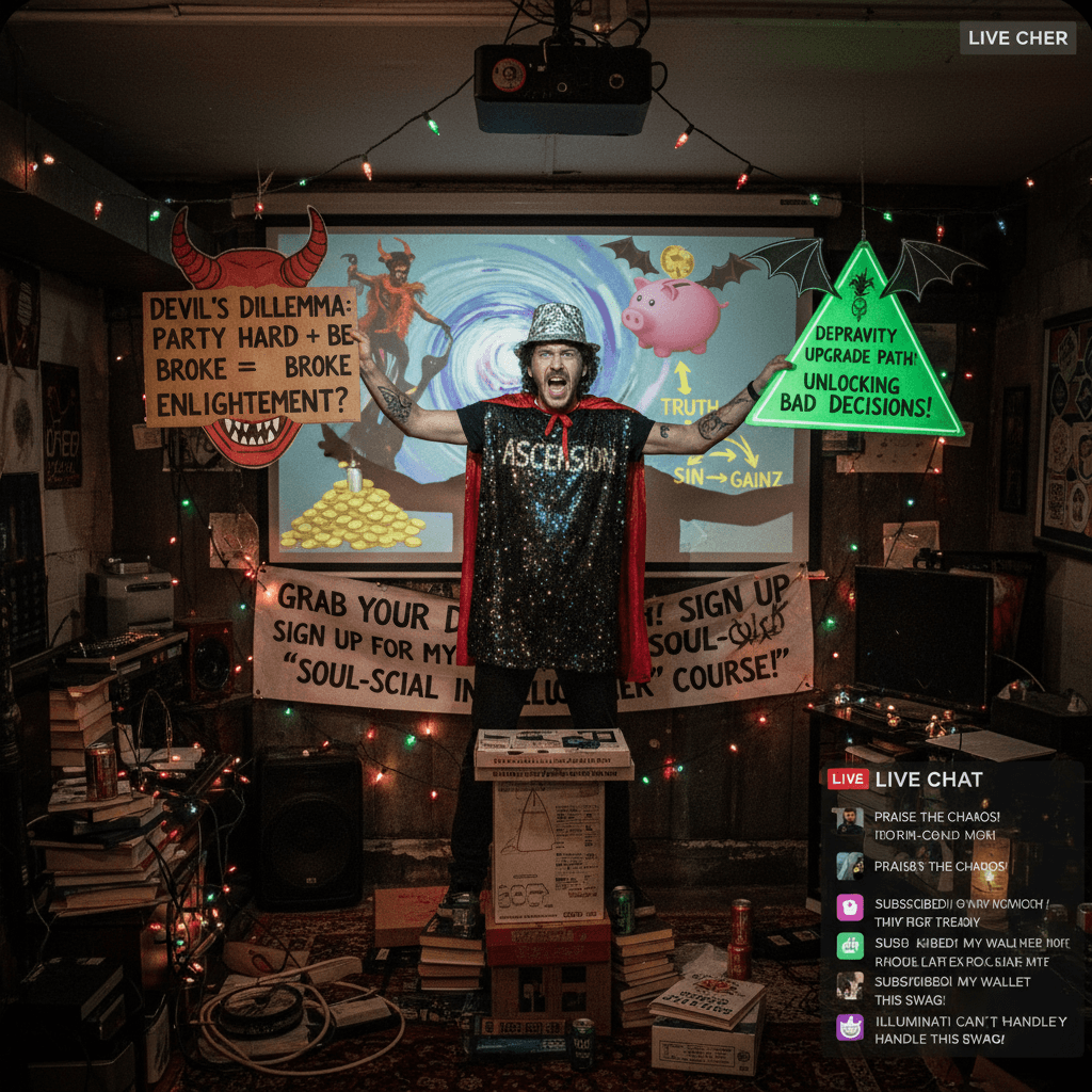 evil doctrine requires debauchery paradox, now ascending thru depravity