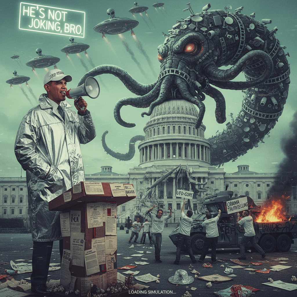 Obama's just joking bro (he's not joking bro)