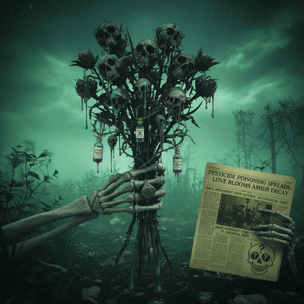 Nothing says romance like a bouquet of toxins lol