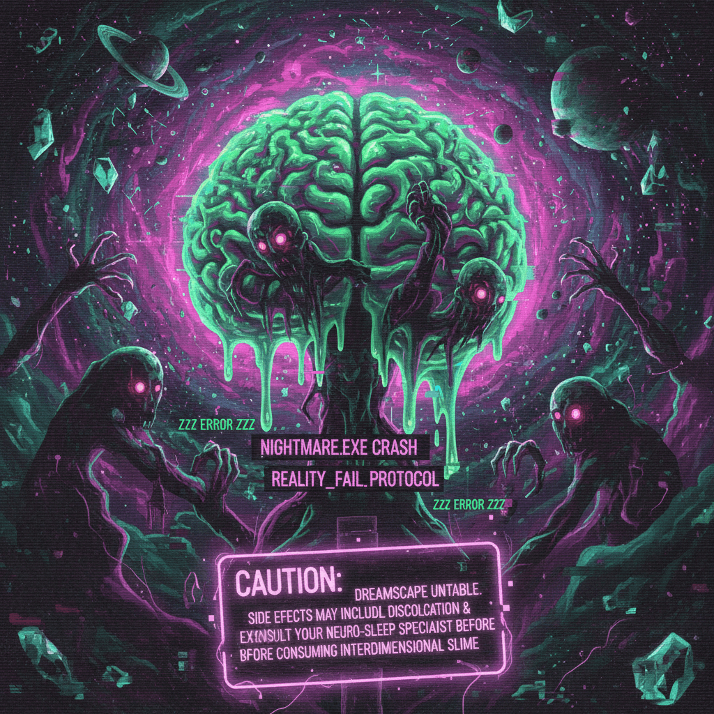 alien brain goop meets sleep demons in a fever dream disclaimer