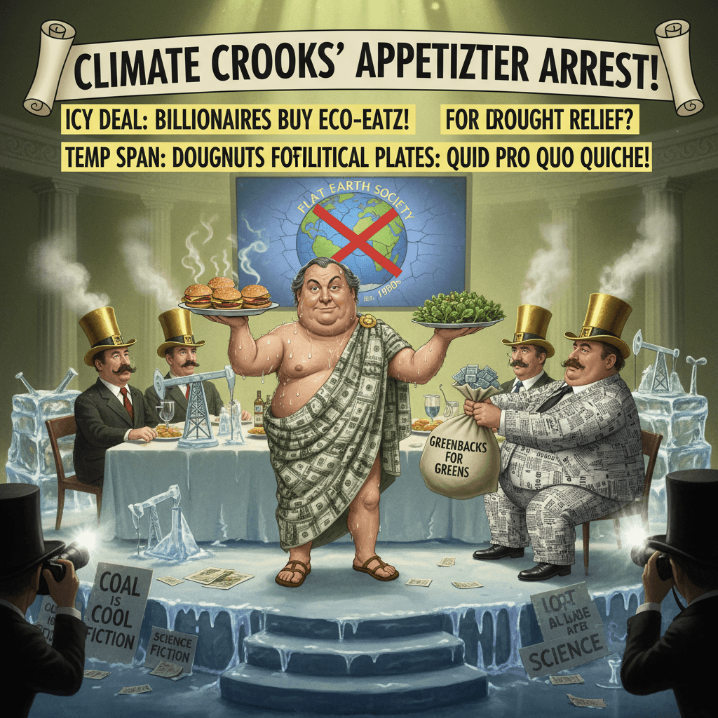 Nothing says 'democracy' like selling climate policy for appetizers