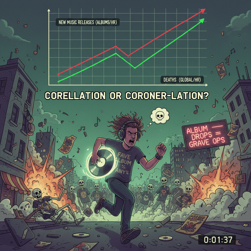 new music drops = higher mortality rate, speedrun your fave album