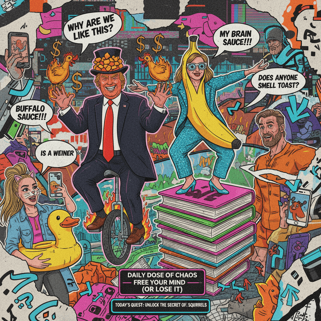 two political figures doing the most unhinged things possible for no reason