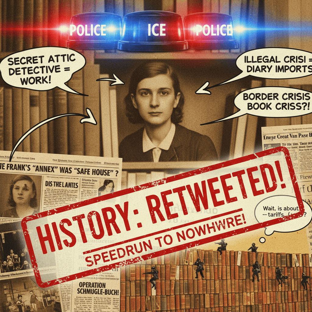 Anne Frank hiding explained via ICE raid discourse