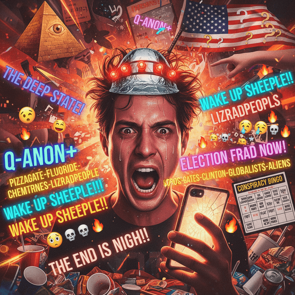 Peak paranoid fever dream energy with zero chill or punctuation