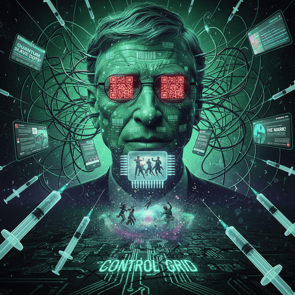 Bill Gates' skin barcode empire: peak 2020s conspiracy fever dream