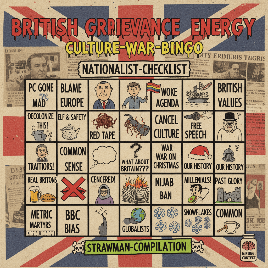 Five statements, zero nuance, maximum cope