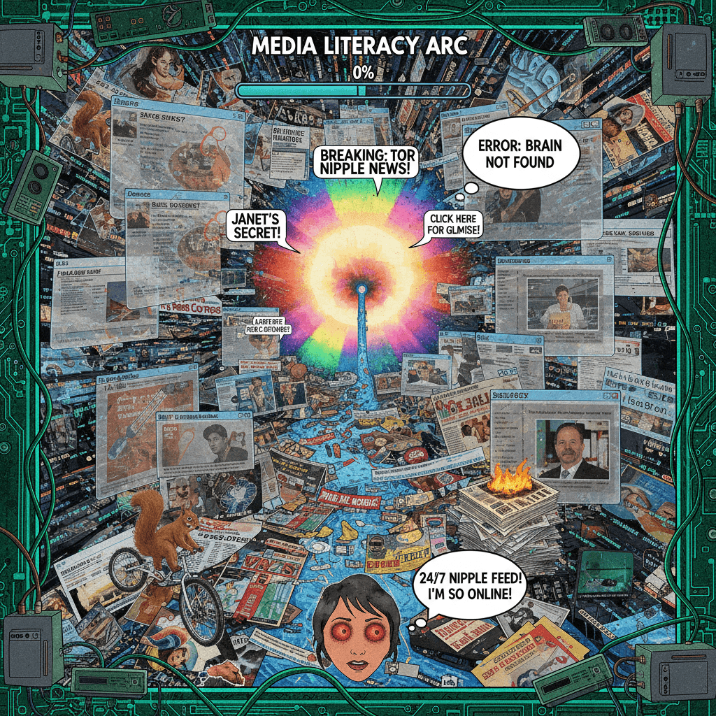 Janet's nipple > your entire news cycle, apparently