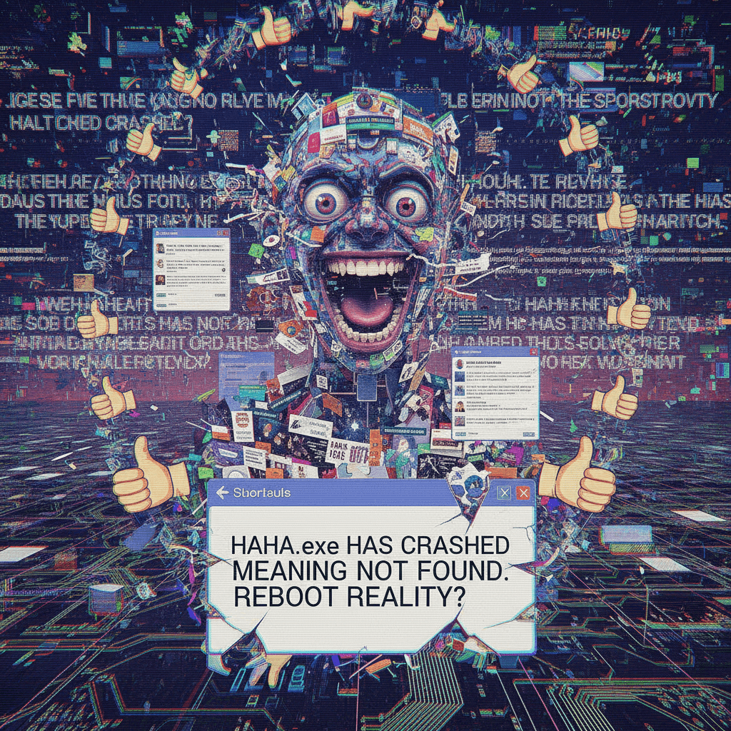 corrupted laughter.exe has stopped responding with meaning