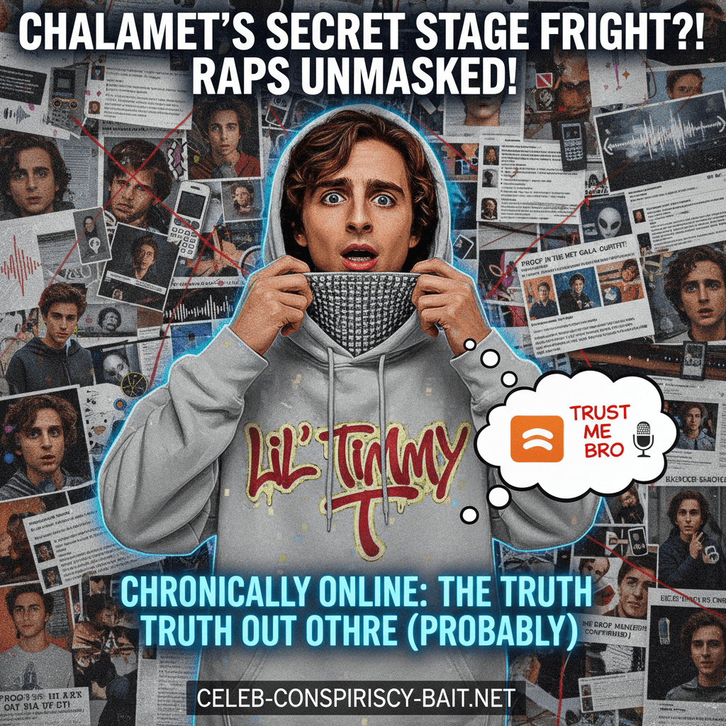 timothée chalamet is secretly a soundcloud rapper, trust me bro