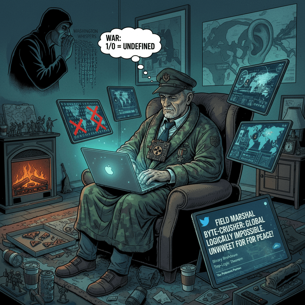 Former NATO guy discovers binary thinking, declares war unwinnable to Twitter