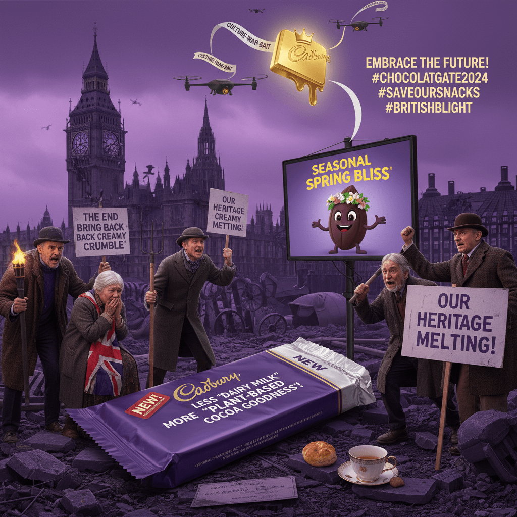 Cadbury changed packaging text, now Western civilization has fallen