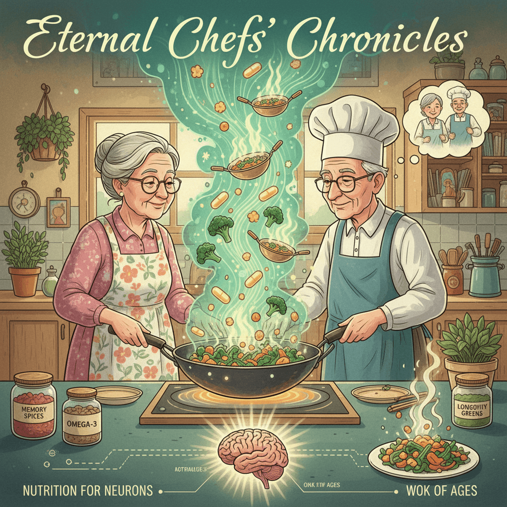 Grandparents cooking their way to immortality, one stir-fry at a time