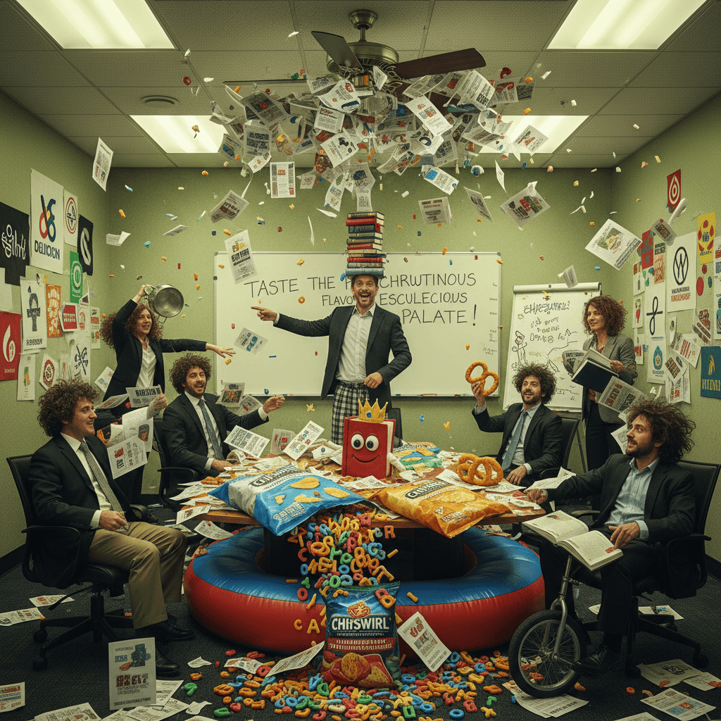 snack brand's marketing team discovered thesaurus, sanity was optional