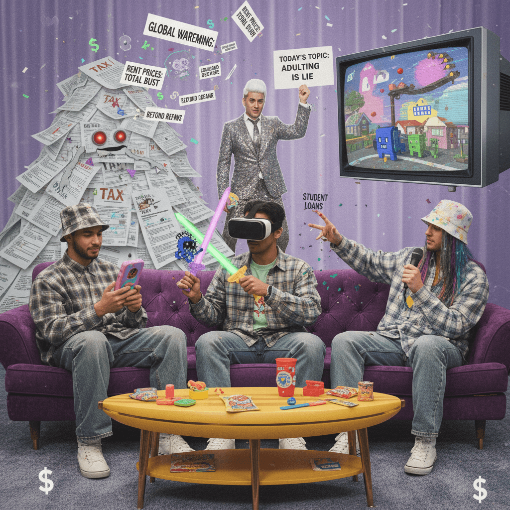 The 90s had vibes, now we just have taxes and doomscrolling