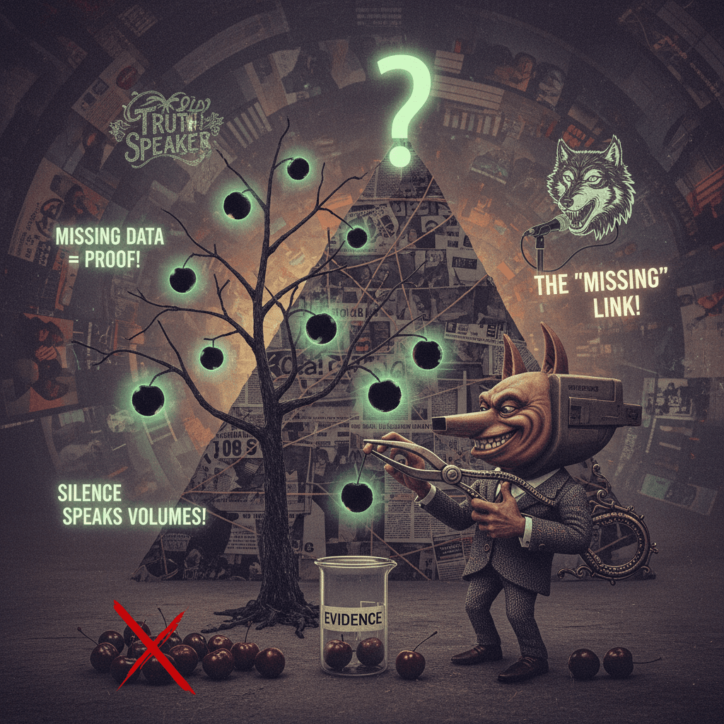 cherry-picking absence as evidence, a statistical masterclass