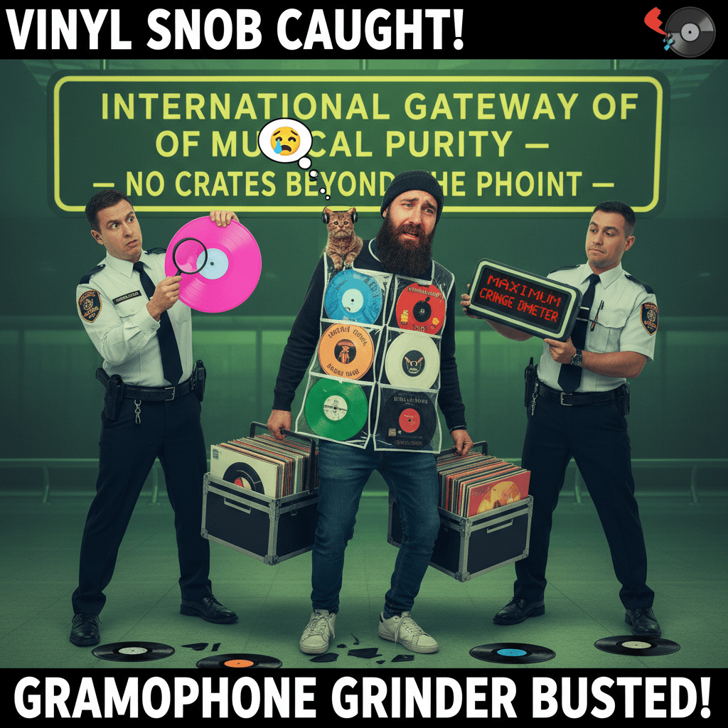 Vinyl DJ smuggling charges: maximum cringe with records