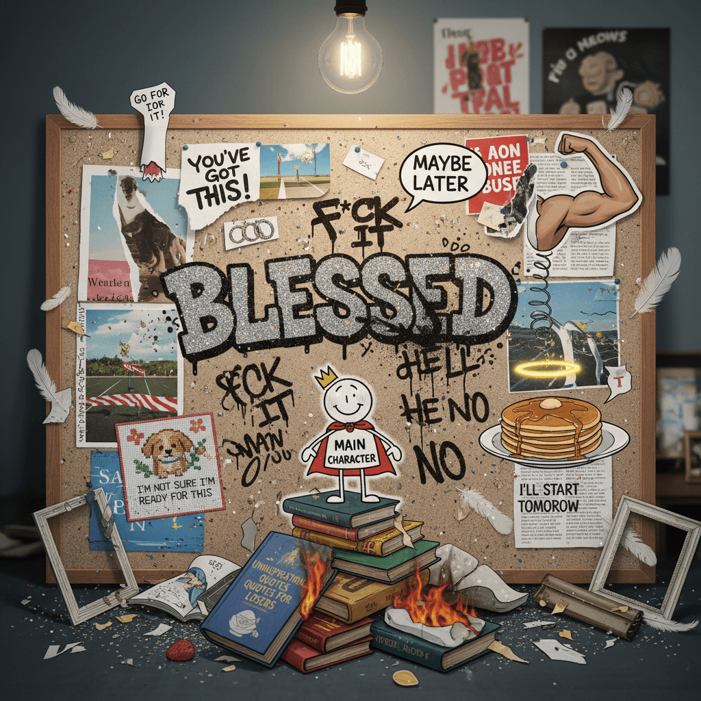 when your affirmation board has commitment issues