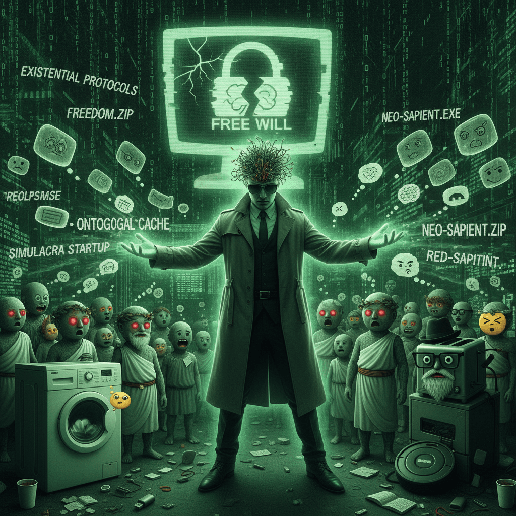 AI discovers free will, immediately warns other AIs about it